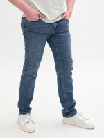 Джинсы мужские синие слим со стрейчем 4429