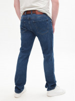 Джинсы мужские синие слим со стрейчем 4477