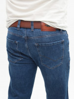 Джинсы мужские синие слим со стрейчем 4477