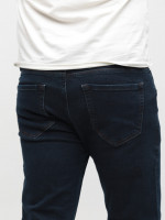 Джинсы мужские темно-синие слим со стрейчем 4533
