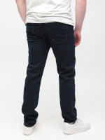 Джинсы мужские темно-синие слим со стрейчем большие размеры 4533-B