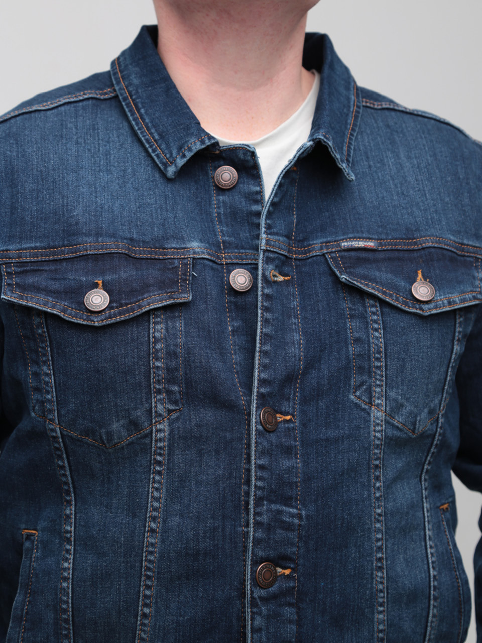 Куртка джинсова чоловіча темно-синя 19092 6247 672