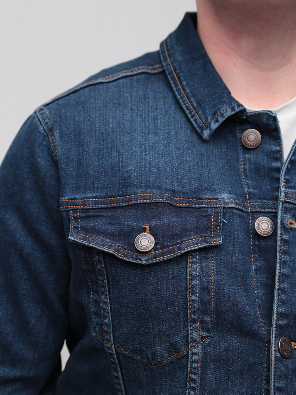 Куртка джинсова чоловіча темно-синя 19092 6247 672