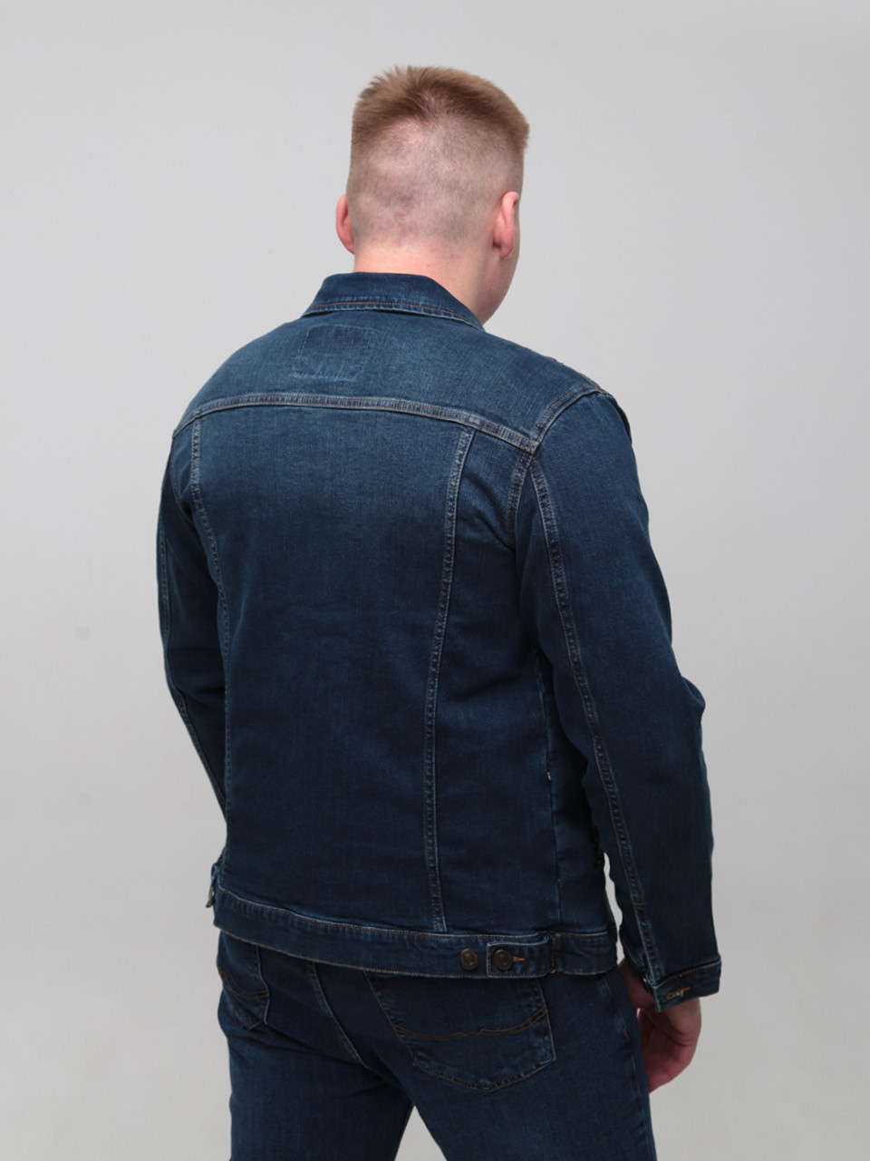 Куртка джинсова чоловіча темно-синя 19092 6551 460
