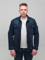 Куртка джинсова чоловіча темно-синя 19092 6551 460