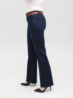 Джинси жіночі прямі темно-сині зі стрейчем 7835-1
