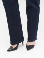 Джинси жіночі прямі темно-сині зі стрейчем 7835-1