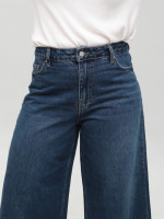 Джинси жіночі сині супер широкі з високою посадкою 1624