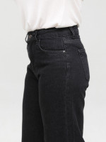 Джинсы женские черные Daddy fit с высокой посадкой 1619
