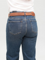 Джинсы женские синие широкие палаццо с вісокой посадкой 1620-B