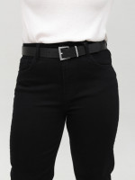 Джинси жіночі чорні прямі МОМ 1622-1-B