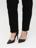 Джинси жіночі чорні прямі МОМ 1622-1-B