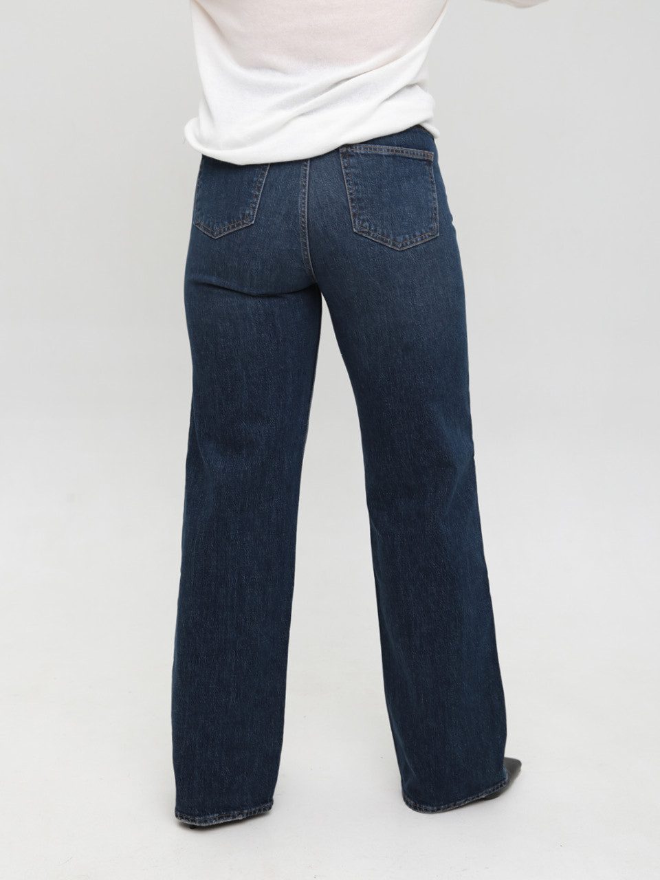 Джинсы женские темно-синие палаццо 1631