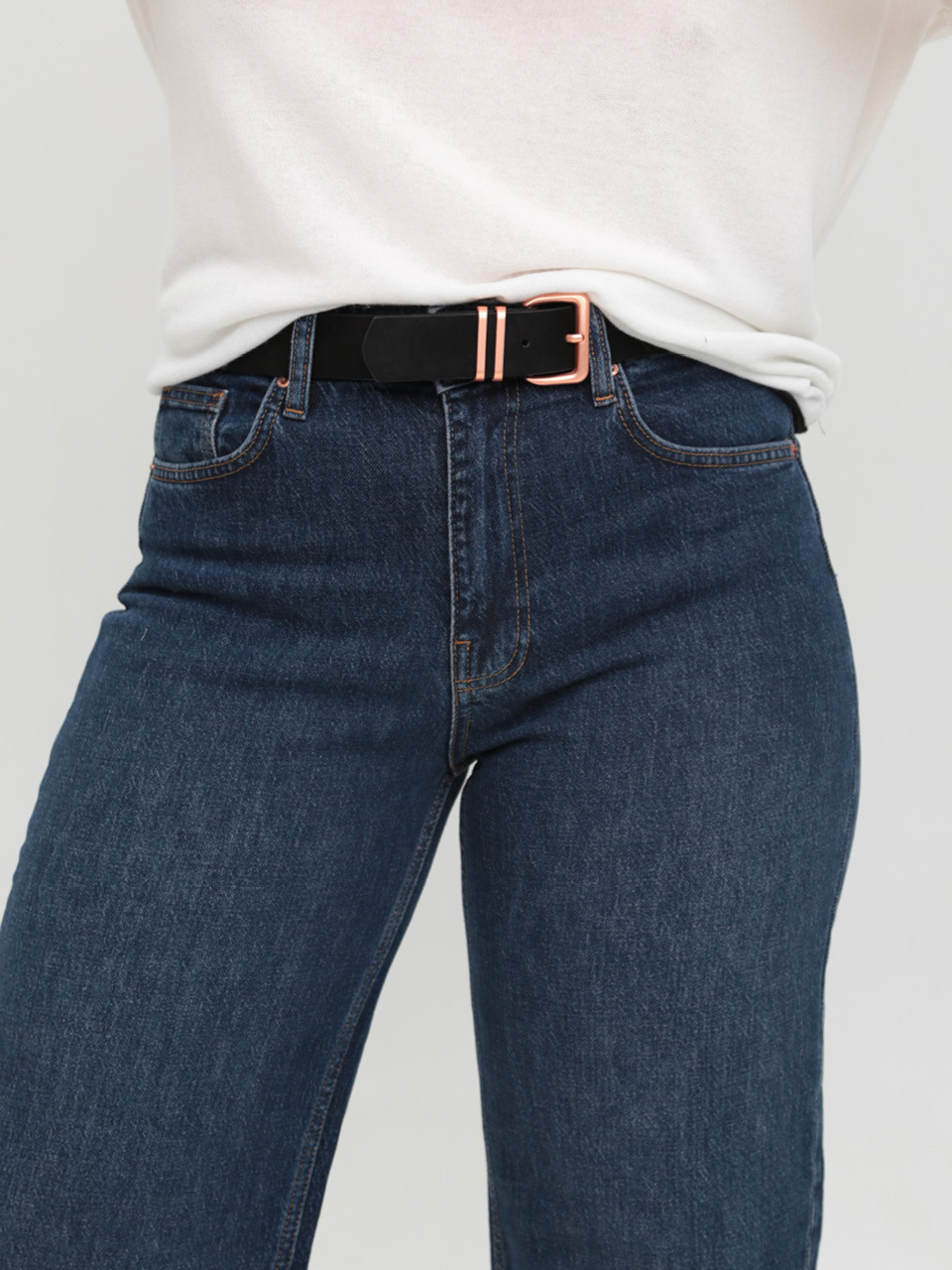 Джинсы женские темно-синие палаццо 1631