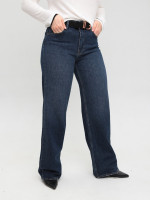 Джинсы женские темно-синие палаццо 1631