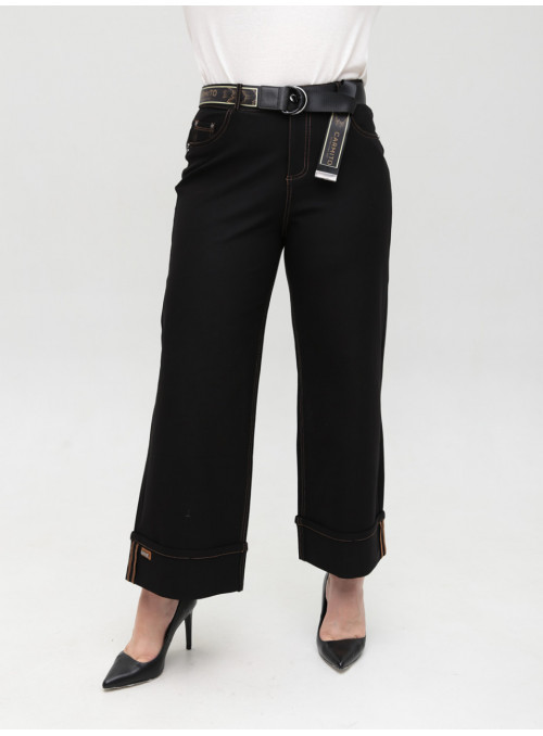 Штани жіночі чорні широкі з...