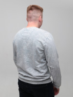 Світшот чоловічий світло-сірий з манжетом 5602-3