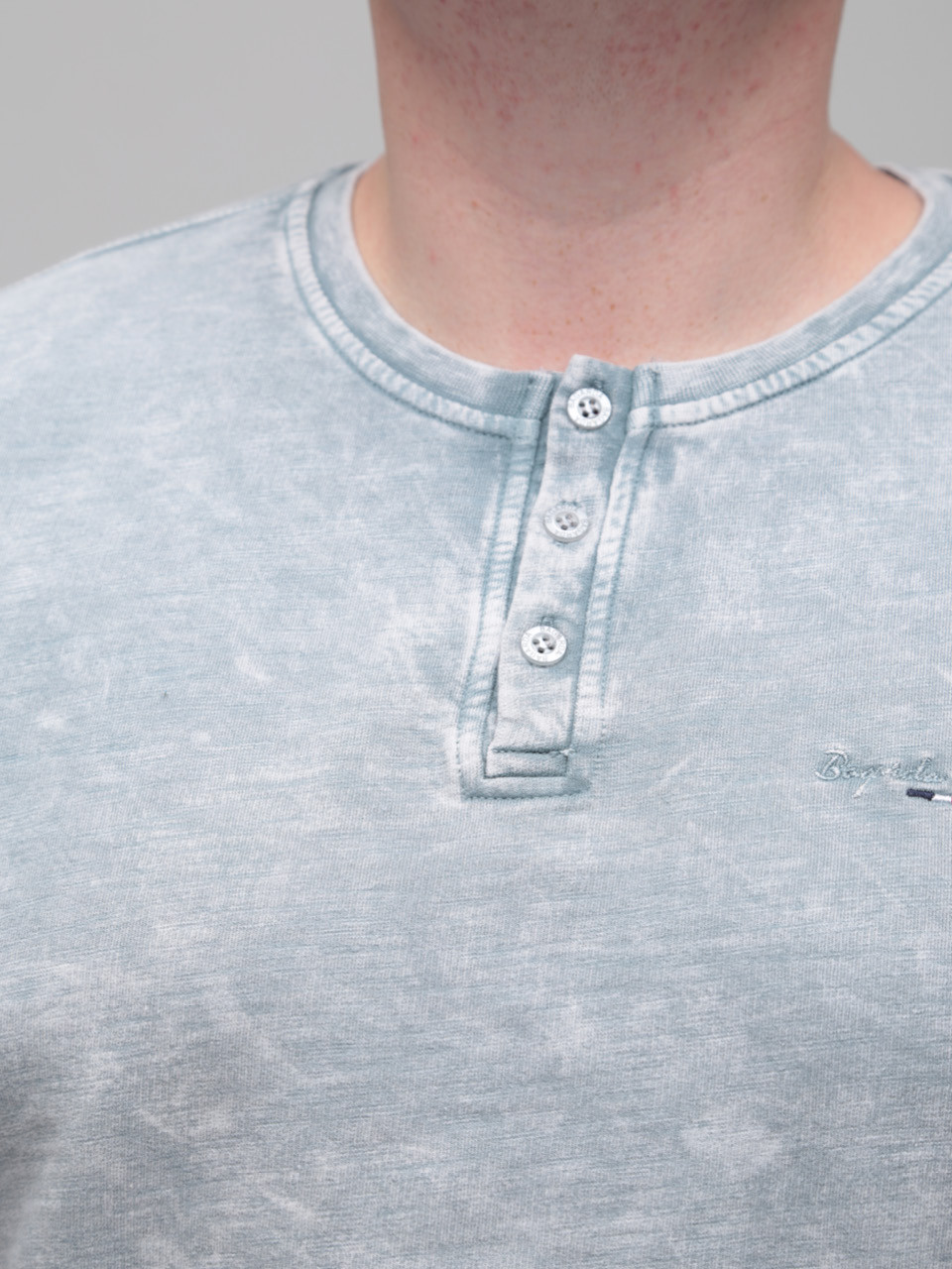 Світшот чоловічий світло-сірий з манжетом 5602-3