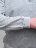 Світшот чоловічий світло-сірий з манжетом 5602-3