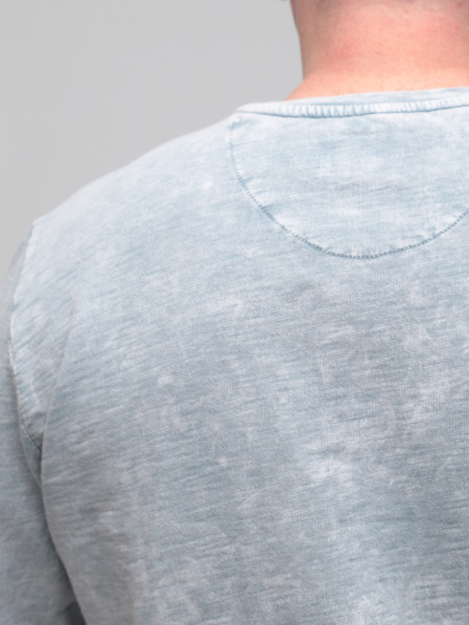 Світшот чоловічий світло-сірий з манжетом 5602-3