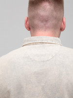 Поло чоловіче бежеве з довгим рукавом 6421-4