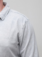 Поло чоловіче світло-сіре тонке 8316-3