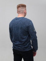 Світшот чоловічий синій з варінням з манжетом 5601-1