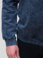 Світшот чоловічий синій з варінням з манжетом 5601-1