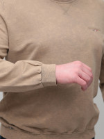 Світшот бежевий чоловічий з манжетом 5601-4