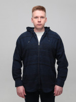 Толстовка чоловіча темно-синя тонка з капюшоном 4824-1