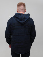 Толстовка чоловіча темно-синя тонка з капюшоном 4824-1