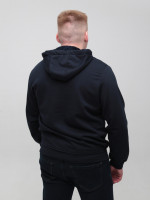 Худі чоловіче темно-синє на флісі 2321-1