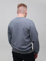 Джемпер чоловічий сіро-синій з коміром мис 5410-1-V