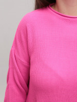 Светр жіночий тонкий рожевий прямий 214281-6-Т