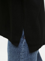 Свитер женский тонкий черный прямой 10884-1-Т