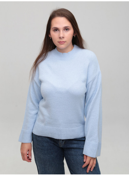 Свитер женский голубой...