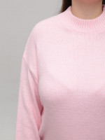 Светр жіночий рожевий теплий укорочений 8533-5-Т