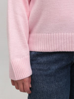 Светр жіночий рожевий теплий укорочений 8533-5-Т