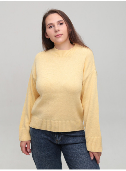 Свитер женский желтый...