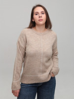 Светр жіночий бежевий теплий прямий 8523-11-Т