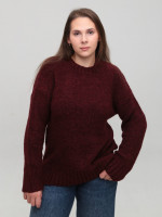 Светр жіночий бордовий теплий прямий 3033-7-Т