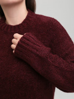 Светр жіночий бордовий теплий прямий 3033-7-Т