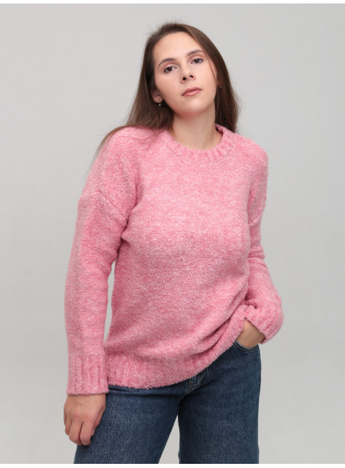 Свитер женский розовый...