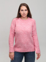 Светр жіночий рожевий теплий прямий 3033-5-Т