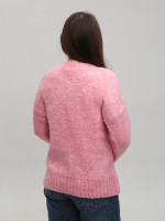 Светр жіночий рожевий теплий прямий 3033-5-Т