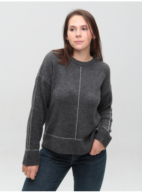Светр жіночий сірий теплий...