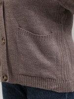 Кардиган женский темно-бежевый оверсайз 8539-11-Т