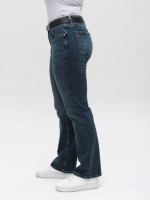 Джинси жіночі прямі темно-сині із середньою посадкою 3258-0571