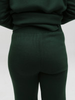 Костюм жіночий в'язаний зелений светр із брюками 10998-17
