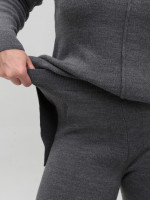 Костюм жіночий в'язаний сірий светр із брюками 10998-3